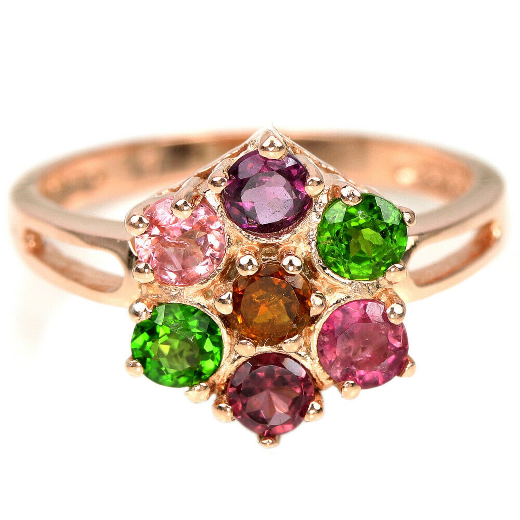 Mix turmalínov - prsteň